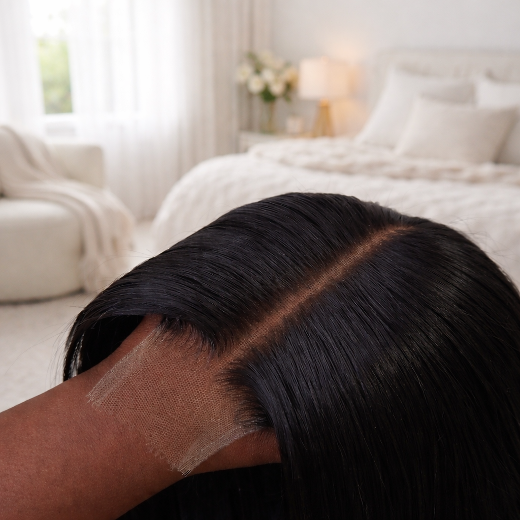 closure 2X6HD sur perruque