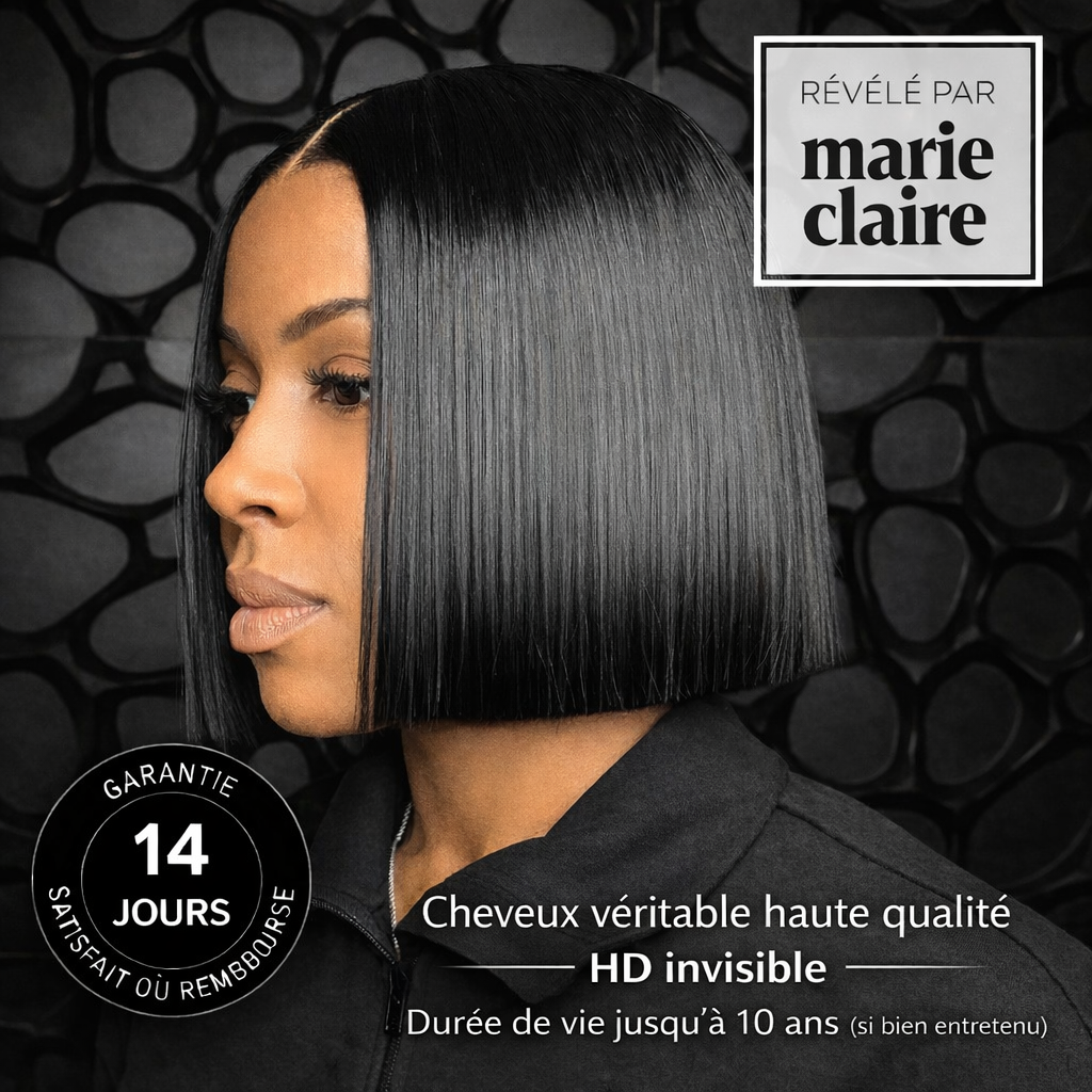 Bob Wig CARRÉ BABY DOLL- PRESTIGE lisse