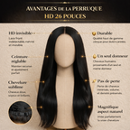 Perruque lisse