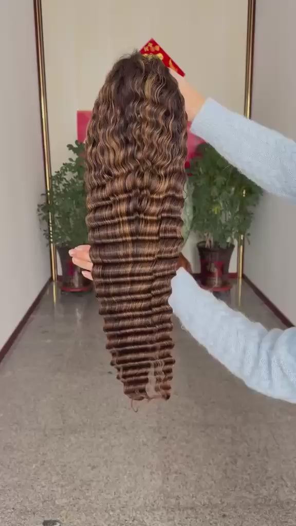 Perruque Deep Wave 4/27 | Lace Front 13x6 HD